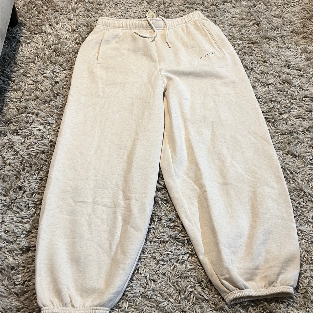 OFFLINE By Aerie Cloud Fleece Baggy Jogger - Heather Frost - Picture 4 of 7